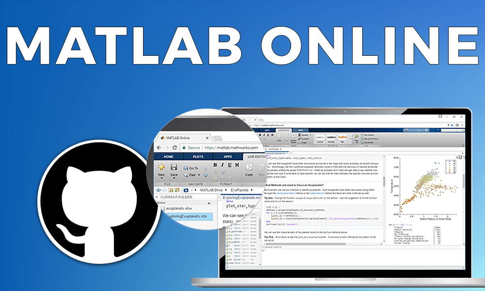 Exploring MATLAB Online: Launching it from GitHub